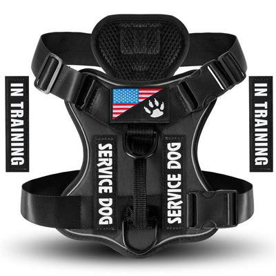 Shock Absorption Night Vision Reflective Pet Tactical Chest Strap