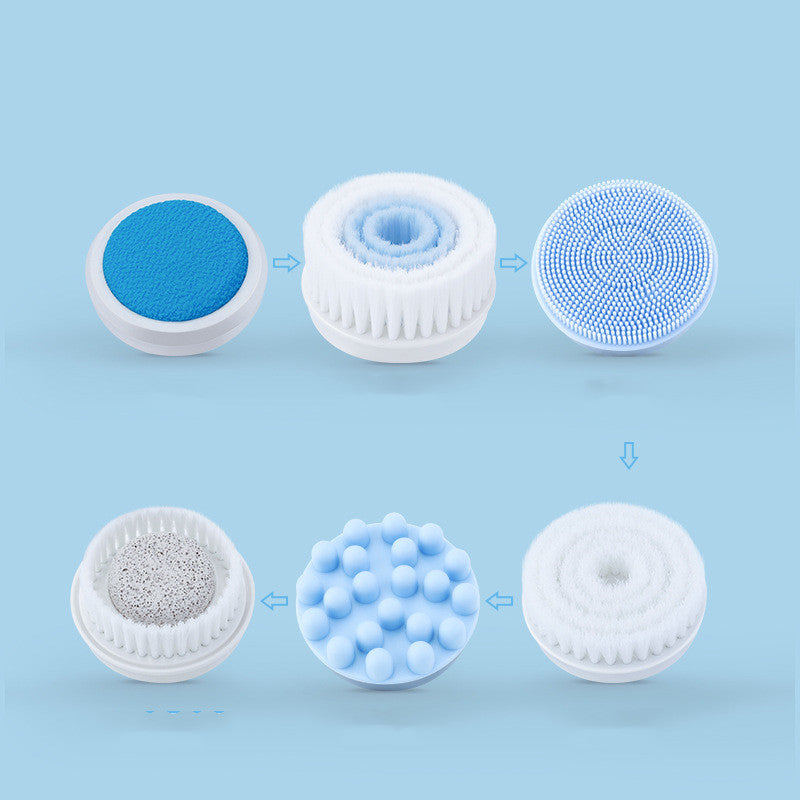 Electric Bathing Device Convenient Waterproof Silicone Rubbing Mud and Back Electric Bathing Brush