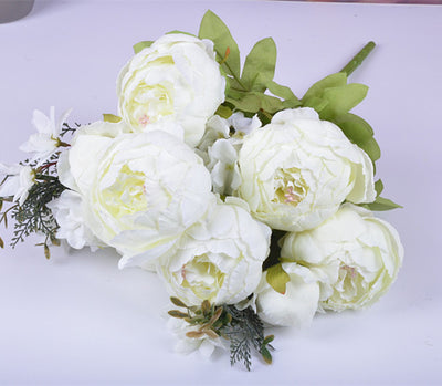 13 Core-spun Peony Decorative Flowers Artificial Flowers Artificial Flowers