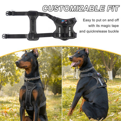 Shock Absorption Night Vision Reflective Pet Tactical Chest Strap